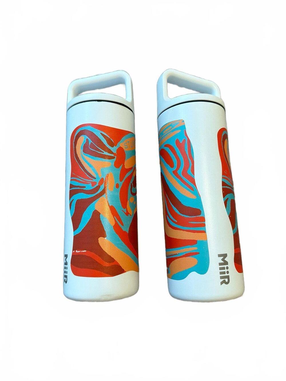 Miir Water Bottle 16 oz with Colorful Abstract Design